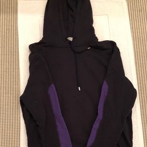 Balenciaga sweatshirt hoodie with purple detailing